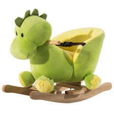 Kids Rocking Horse Ride On Toy 32 Songs Green 18 Months