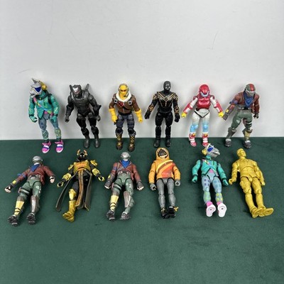 Fortnite 4  Figure Lot 12 Jazwares DJ Yonder Midas Raptor Spider Knight