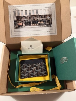 Goyard Saint Sulpice Card Holder Wallet All Black