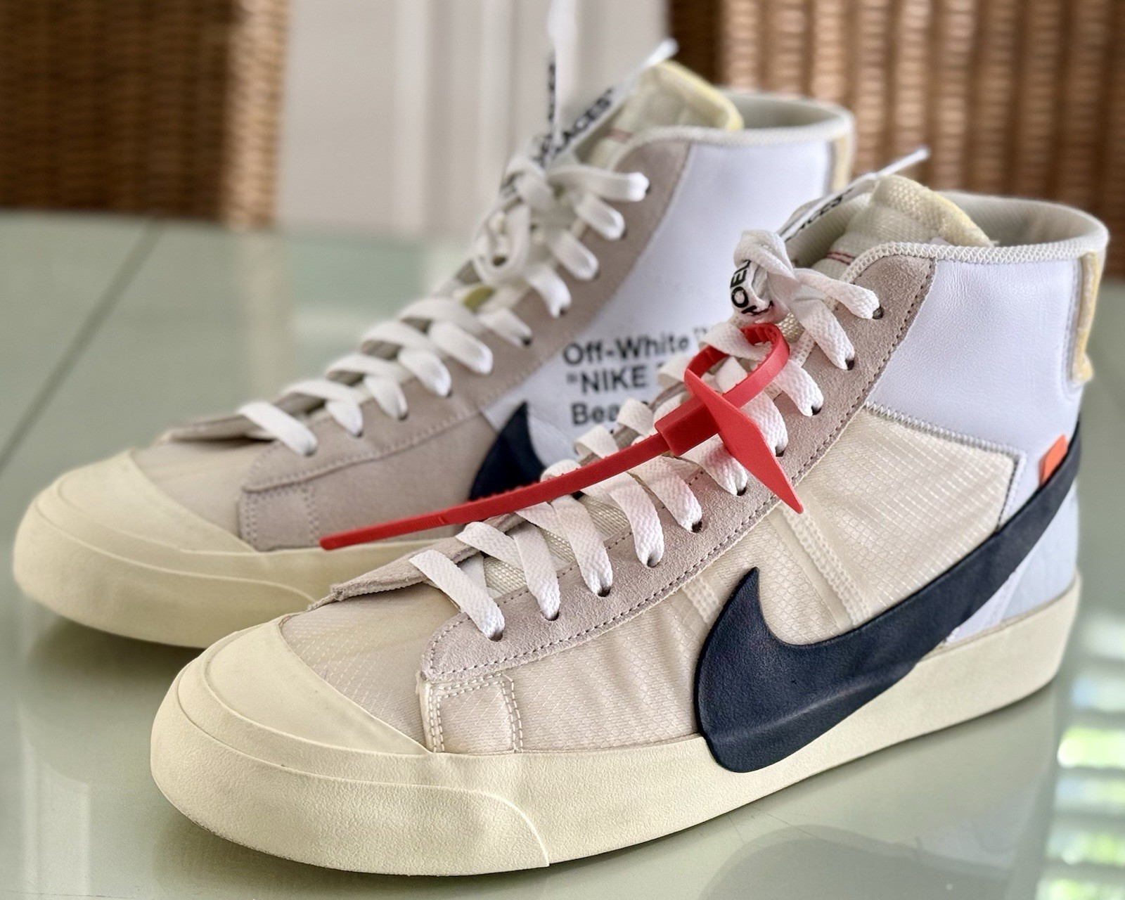OFF WHITE X NIKE Sneakers Nike Blazer Mid 'The Ten' Gently Owned Off White x taglia 11 5 perfette!