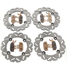 Brake Rotors Brake Pads For Can-am Maverick 1000 Xrs 2013 Front Rear Riptide