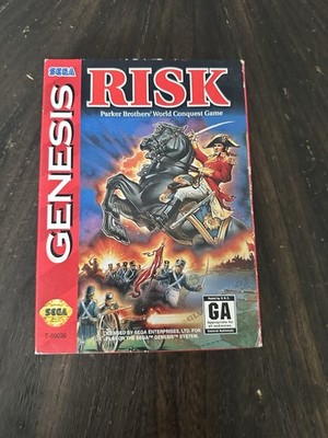 Sega Genesis Game Risk CIB Complete In Box 