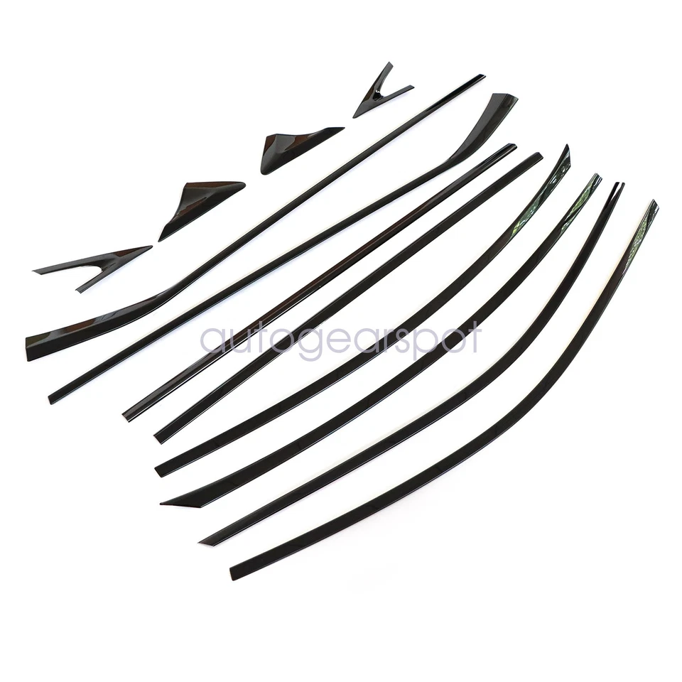 Titanium black For 2019-25 LEXUS ES300h 350 250 Car Window Strip Moulding Trim — 第 3/4 张图片