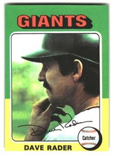 1975 Topps #31 Dave Rader