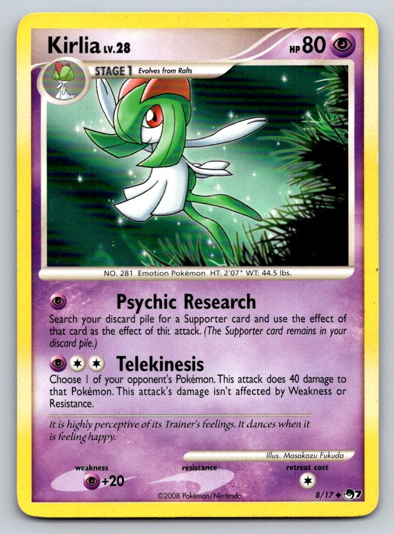 KIRLIA 8/17 UC POP SERIES 7 NM FUKUDA