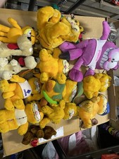 Huge Lot Of 13 Garfield Plushies
