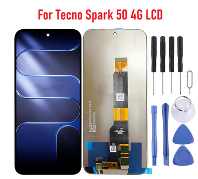 LCD Display Touch Screen Digitizer Assembly For Tecno Spark 50 4G Replacement