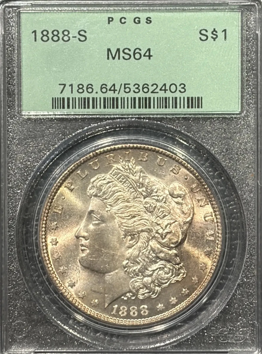 MS 64 Graded 1888 Year Morgan US Dollars (1878-1921) for sale | eBay