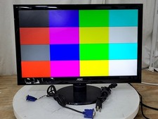 AOC E2450SWD 236LM00006 23.8" LCD Monitor DVI VGA GRADE B SEE NOTES