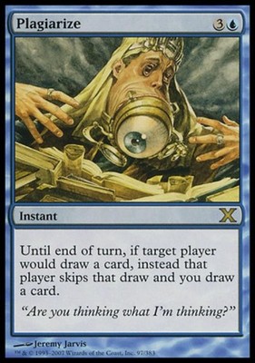 Plagiarize - Medium Play MTG 10th Edition