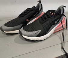 Nike Air Max 270 Unisex Kids Sneaker US 5Y EU 37.5 Black Gray Pink 943345-020