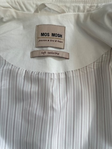 MOS MOSH BLAKE COLE WHITE BLAZER RRP £169 SIZE 34 UK 6/8 - Picture 8 of 10