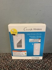 Lutron Caseta P-PKG1P-WH Wireless Smart Lighting Lamp Dimmer and Remote Kit