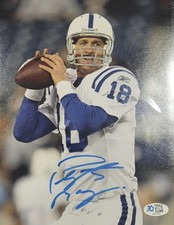 Peyton Manning Signed 8x10 Photo Autograph Colts QB 5 Star Certified NFL HOF