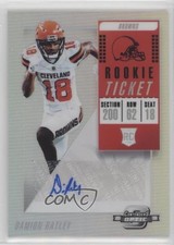 2018 Panini Contenders Optic Rookie Ticket Auto Damion Ratley #192 Auto 18a8
