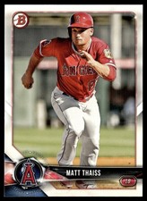 2018 Bowman Draft Matt Thaiss Los Angeles Angels #BD-166