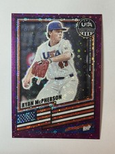 Ryan McPherson 2026 Panini USA Stars & Stripes Prizm PURPLE Disco /99