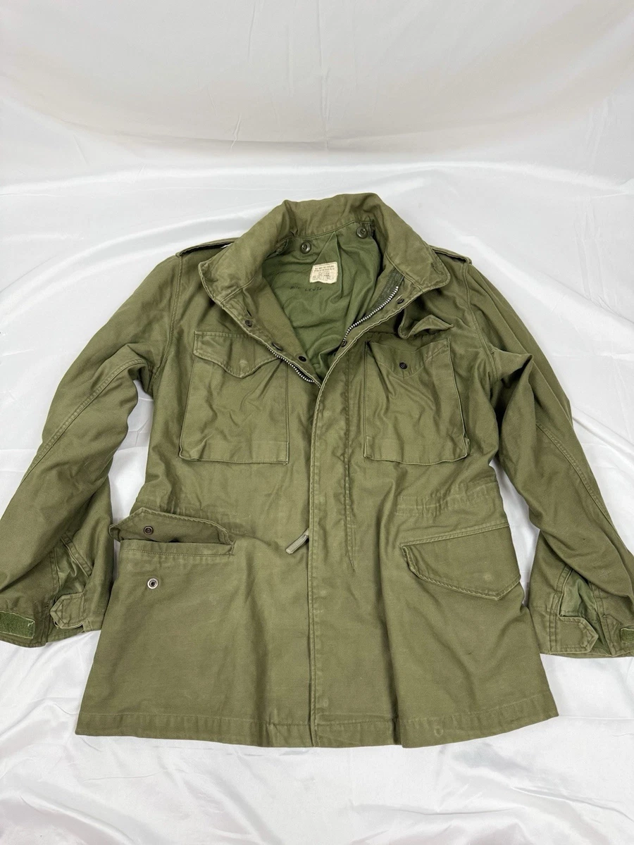 Vintage 1975 M-65 Field Jacket OG-107 Alpha Industries Large