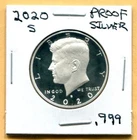 Gem 2020-S Proof Ultra-Cameo Silver (.999) Kennedy Half Dollar - Free Shipping