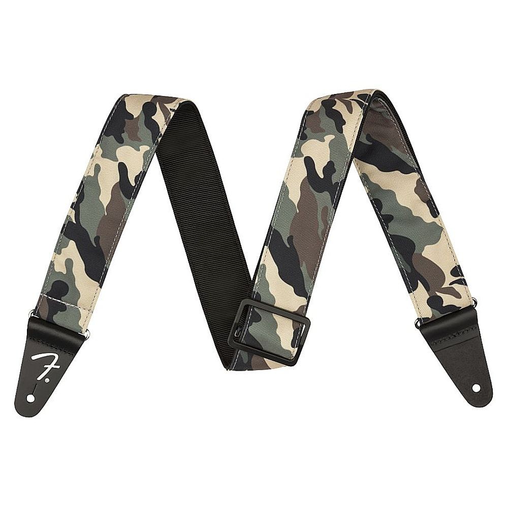 Fender Camo 2"" Guitar & Bass Strap (Woodland)
