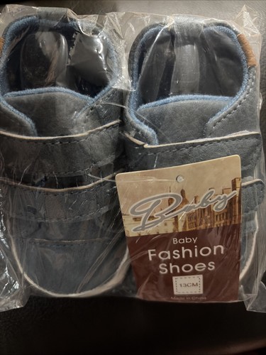Cute, Blue Baby Fashion Shoes - Size 12-18 Months - Brand New/Factory Sealed