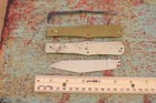 Ka-Bar Olean NY USA 1 Blade Coke Bottle Knife Stainless Steel PARTS KIT — photo 2