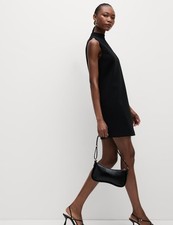 Marks & Spencer Womens Black Mini Shift Dress - M&S