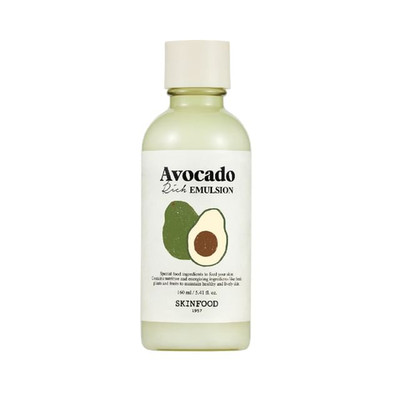 SKINFOOD Avocado Rich Emulsion 160ml / Feuchtigkeitsspendend, Koreanische Kosmetik, Kbeauty