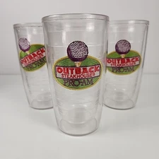 Outback Steakhouse PRO-AM Golf Tervis Tumbler Champions Tour Senior PGA Set of 3