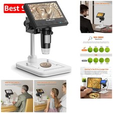 High-Definition 1000x Coin Microscope with LED Lights - Perfect for Collectors