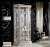 Vitrine Glasschrank Weiß Luxus Italienische MöBel Vitrinen SchräNke Wohnzimmer