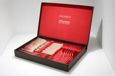 Fischbesteck Wilkens f&uuml;r 12 Personen 800 Silber mit Box BRORS 20082