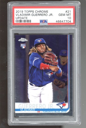2019 Topps Chrome Update #21 Vladimir Guerrero Jr. PSA 10 ROOKIE RC
