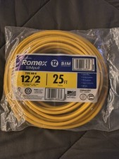 Southwire Romex SIMpull 25 ft. 12/2 Solid CU NM-B W/G Wire, 28828221