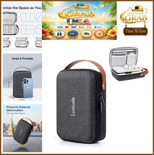 Hard Shell Electronics Travel Organizer Case EVA Cable Charger Bag Black 8.5