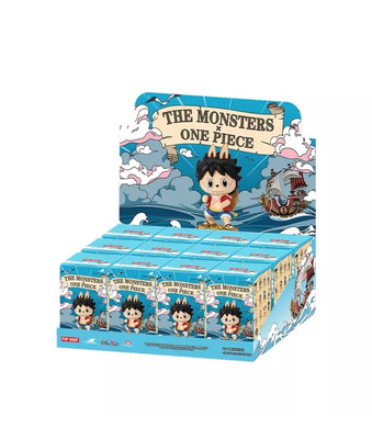 POP MART LABUBU/THE MONSTERS×One Piece Series Confirmed Blind Box Display 