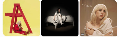 Billie Eilish When We All Fall Asleep + Dont Smile at Me +Happier Than Ever NEW