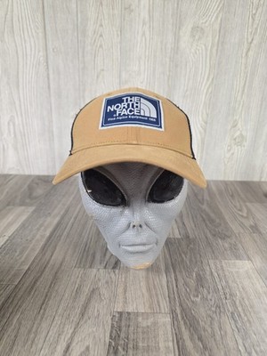 The North Face Mudder Trucker Hat Cap Mens Brown Mesh Back Adjustable Snapback