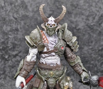 McFarlane toys DOOM ETERNAL MARAUDER w custom weapons 7