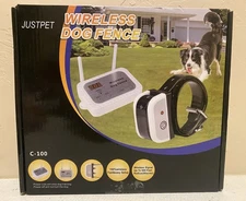Wireless Dog Fence System 1 Collar Model C-100. Only 1 Collar. New Open Box