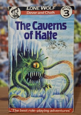 Lone Wolf : Book 3 - The Caverns of Kalte by Joe Dever & Gary Chalk - PB Book