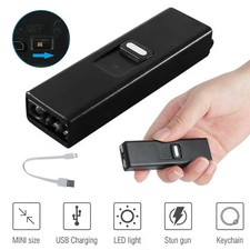 LED Mini Keychain Light EDC Pocket Flashlight Camping Torch Rechargeable New