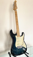 G&L Tribute Legacy series electric guitar in blue burst