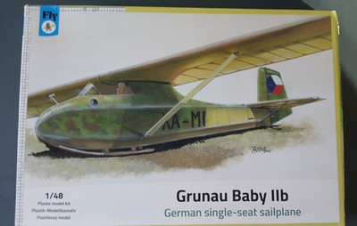 Fly Model 1/48 Grunau Baby IIb german single seat sailplane glider 48029