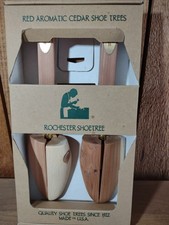 Rochester Cedar Shoe Trees Adjustable Men’s Shoe Size Large NEW in box