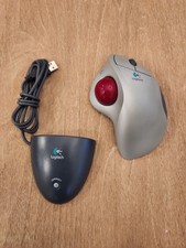 Logitech T-RA18 Trackball Mouse Cordless Trac...