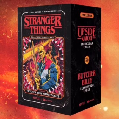 2022 zerocool Stranger Things Trading Cards Blaster Box (Sealed)