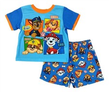 Paw Patrol Pajamas Toddler Girls Boys 4T Lightweight Shirt Shorts PJ Set Kids