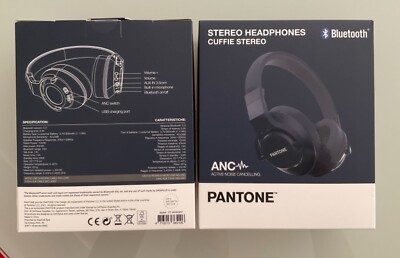 Cuffie Bluetooth 5.0 Pantone Nuove ANC (Active Noise Cancelling) Colore Blu  | eBay