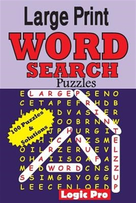 Word Search Puzzles, Paperback by Logic Pro, Brand New, Free shipping in the US